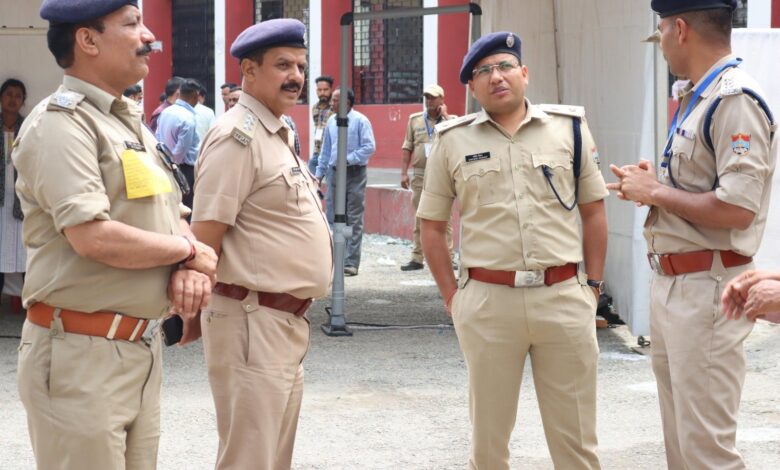 स्वयं मतगणना स्थल परिसर में मौजूद रहे पुलिस अधीक्षक